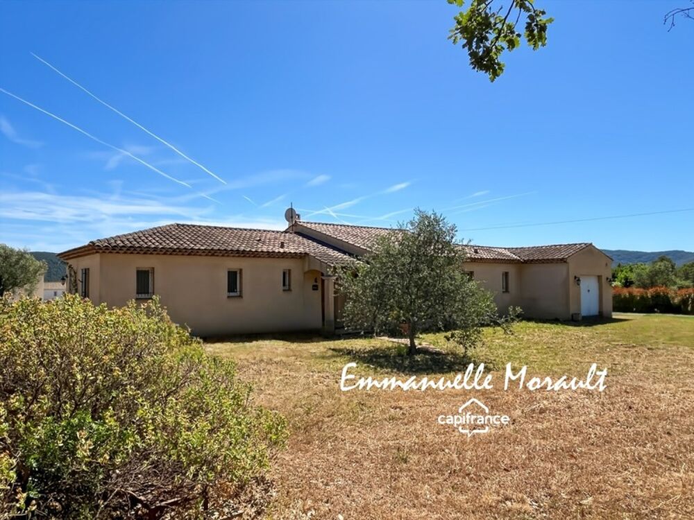 Maison de plain-pied 3 chambres à vendre à BAGNOLS EN FORET (83)