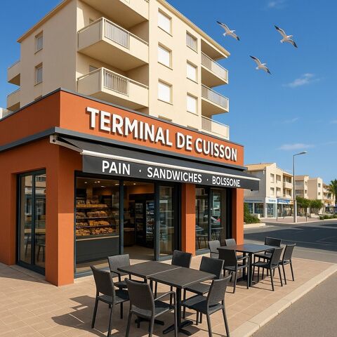 Point chaud-Terminal de cuisson à 250 mètres de la plage / CA HT : 330 000  / EBE : 150 000  ! Sur station balnéaire de l'Aude 235000 11100 Narbonne