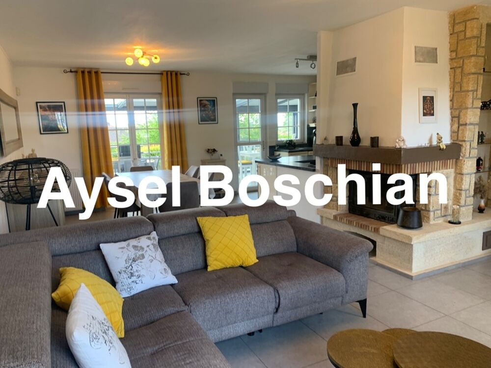 MAISON INDIVIDUELLE - PLAIN- PIED- 128M2 -4 CHAMBRES - 3 GARAGES - PARKING- TERRAIN - SOUS-SOL COMPLET -LEXY