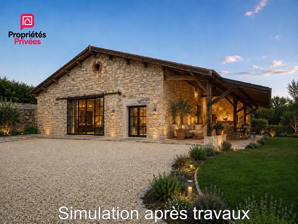 Grange en pierre à réhabiliter 240 m² au sol avec CU opérationnel