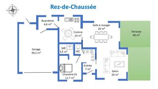  Maison � vendre 7 pi�ces 150 m�