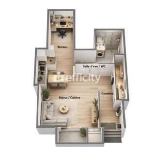  Appartement � vendre 2 pi�ces 82 m�