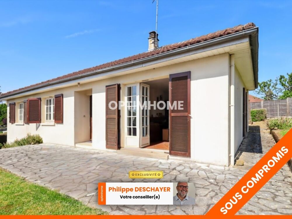 Vente Maison Maison Plain Pieds élevée sur sous sol de 94 m² - 3 Chambres - 5 Pièces - Garage - Terrain 634 m² - 87190 MAGNAC LAVAL Magnac laval