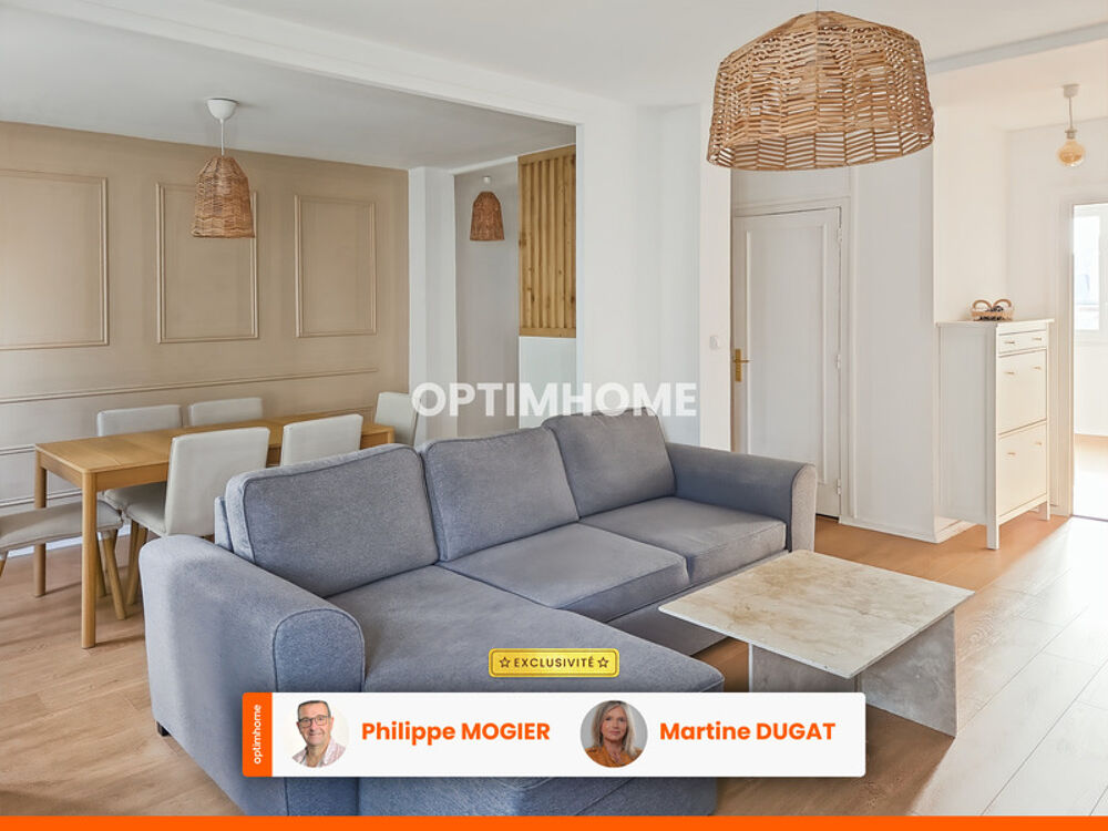 Appartement rénové, T3 avec 2 chambres, parking et cave à VICHY