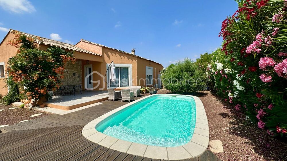 Villa dexception de plain-pied  142 m²  Terrain de plus de 2000 m² avec piscine  Montséret