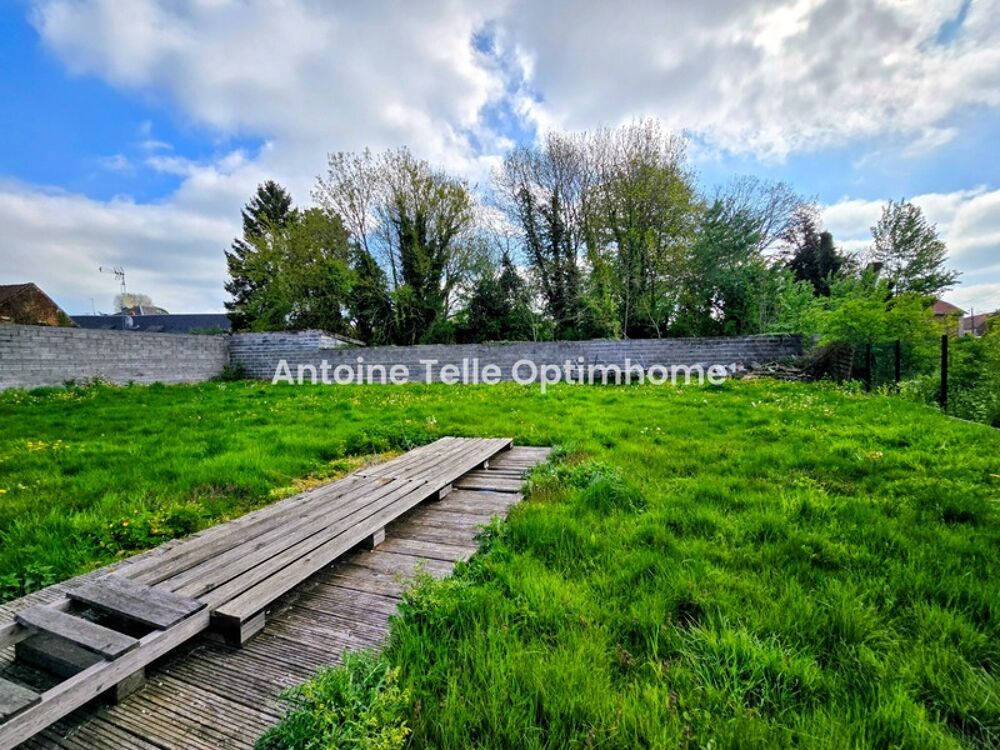 Poix du Nord 59218 - Ensemble immobilier (habitation, commerce, cour, terrain) sur 1620m²
