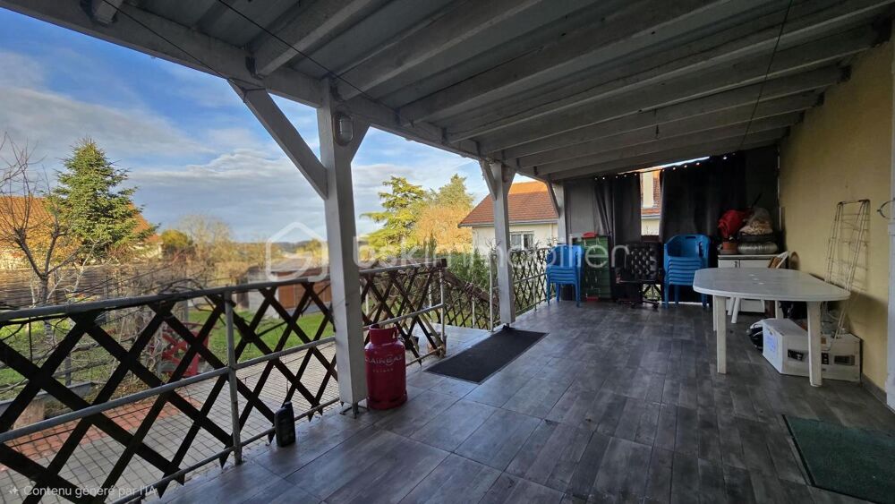 Maison de 99 m², quatre chambres, grenier, terrain, garage/atelier