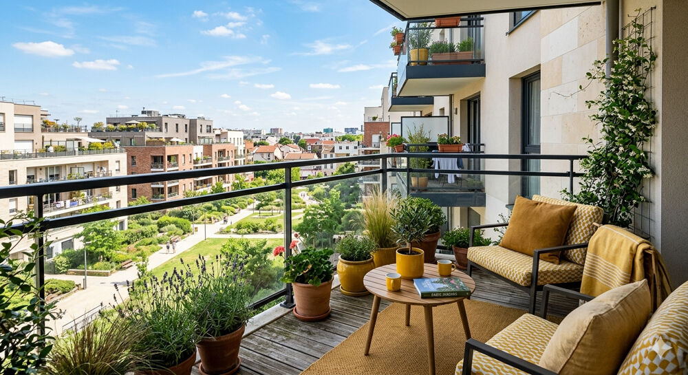 - RARE T5 en DUPLEX avec BALCONS ORIENTÉ SUD au DERNIER ETAGE -