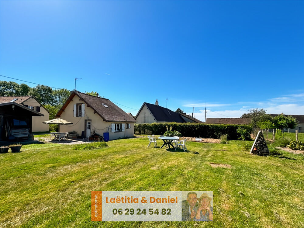 Maison de campagne au calme  52 m² avec terrain de 765 m²  8 min de Brezolles