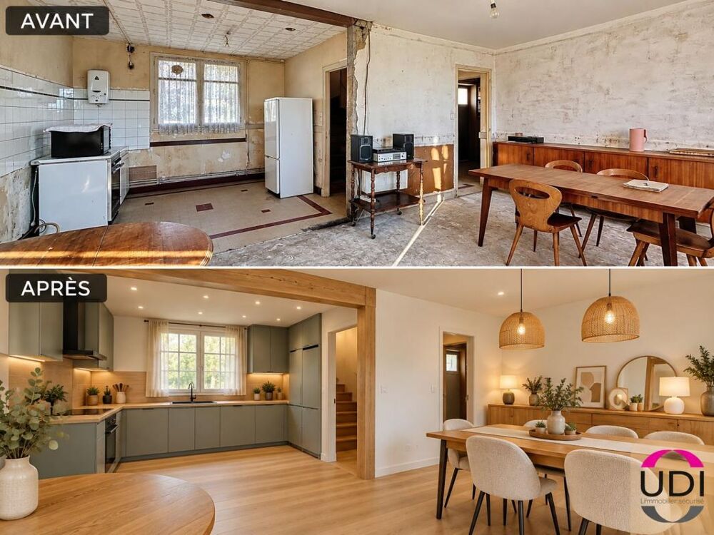 Vente Maison Désertines - Maison avec 1 700 m² de terrain et beau potentiel de rénovation Desertines