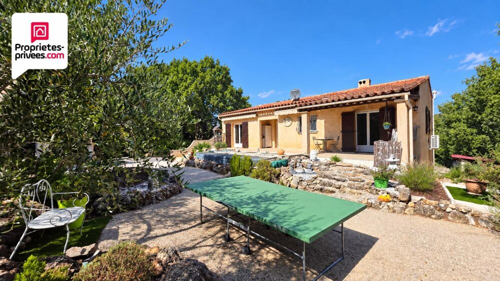 Vente Villa Villa d'environ  162 m2 composée de 2 appartements avec 2 GARAGES, PISCINE ET TERRAIN DE 2500 M2 Saint cezaire sur siagne