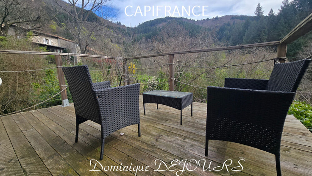 Vallée de l'Eyrieux entre rivière et Dolce Via - Petite maison immédiatement habitable - Vendue meublée - 44m² - Terrasse