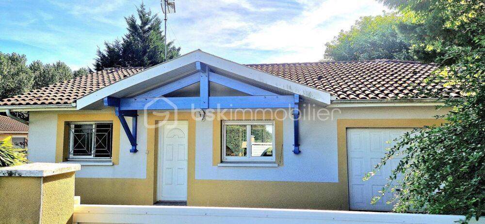 Charmante maison de plain-pied 76m² avec garage  Terrain 954m² sans vis-à-vis 