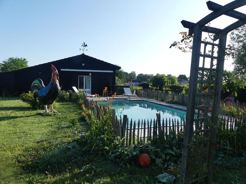 MAISON 125 M² + DEPENDANCE 115 M² + CHALET 20 M² + PISCINE AVEC TERRAIN 4387 M²
