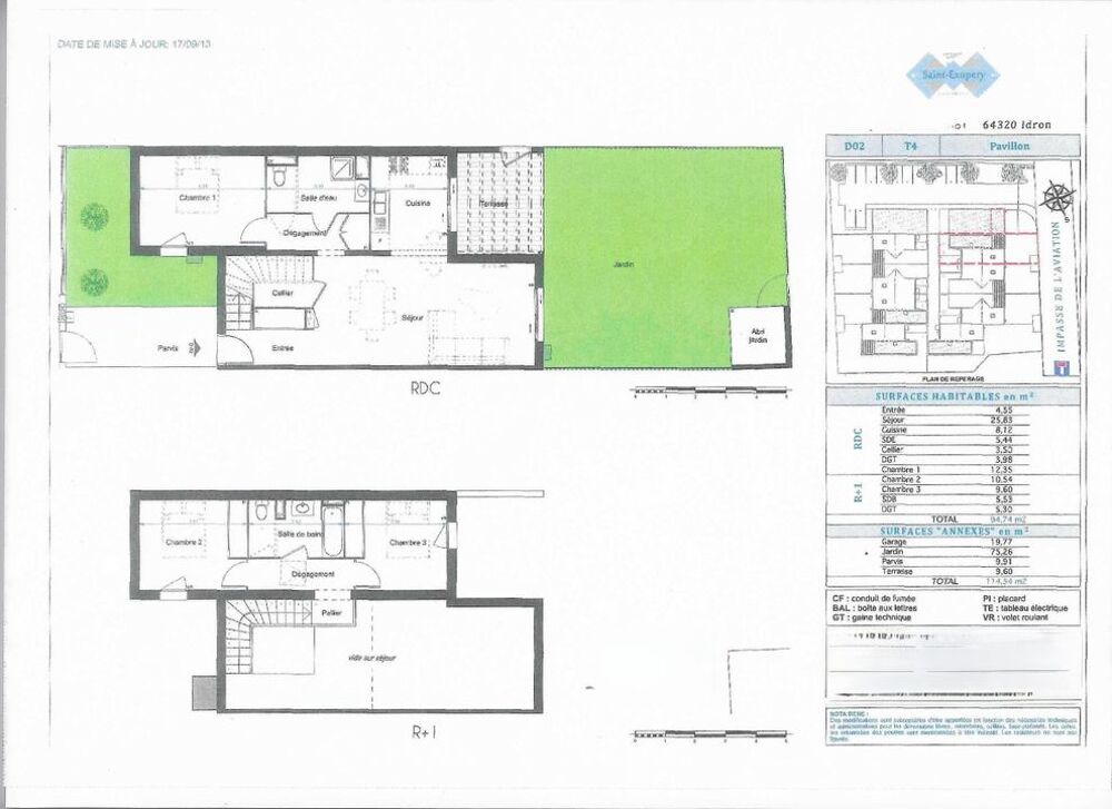 Maison de 94m2 à louer sur Idron
