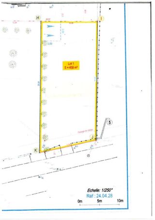  Terrain � vendre 458 m�