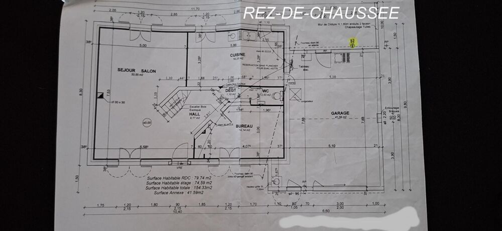 Vente Maison Maison familiale de 151 m²  - 4 chambres  - Terrain de 1 735 m² La rabateliere