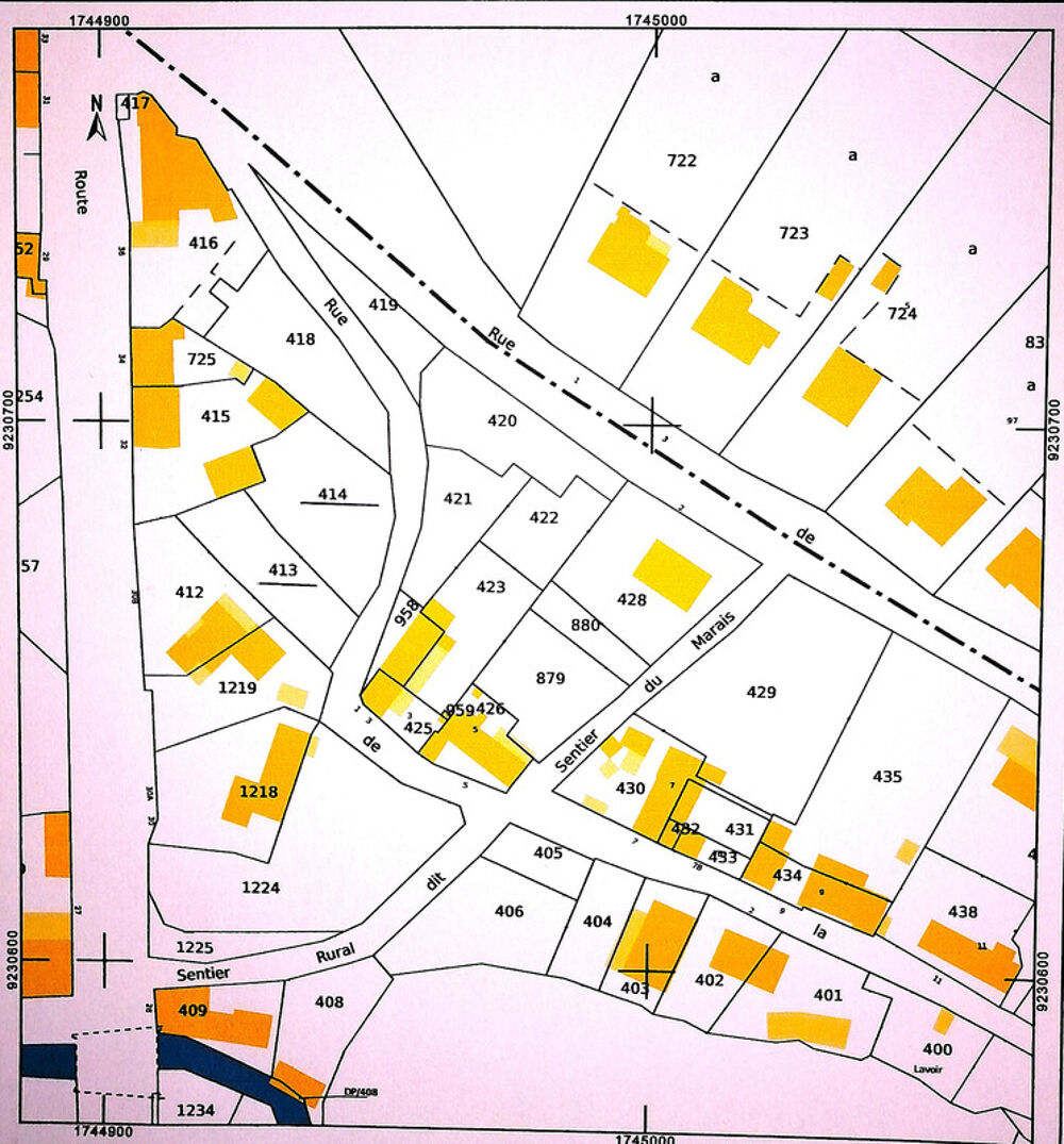 Vente Terrain Terrain constructible à vendre  ORSINVAL (59), 414 m² Orsinval