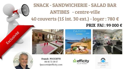 Sandwicherie 99000 06600 Antibes