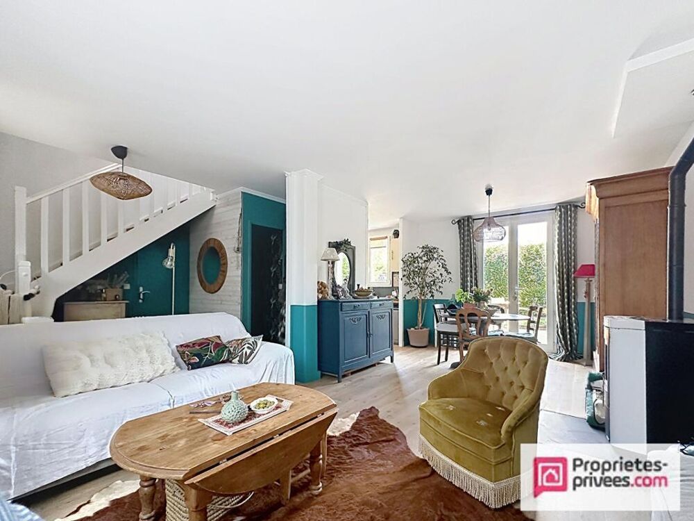 Coup de coeur à Touques ? Maison de 100 m² rénovée avec jardin intimiste et garage à 5 min de Deauville