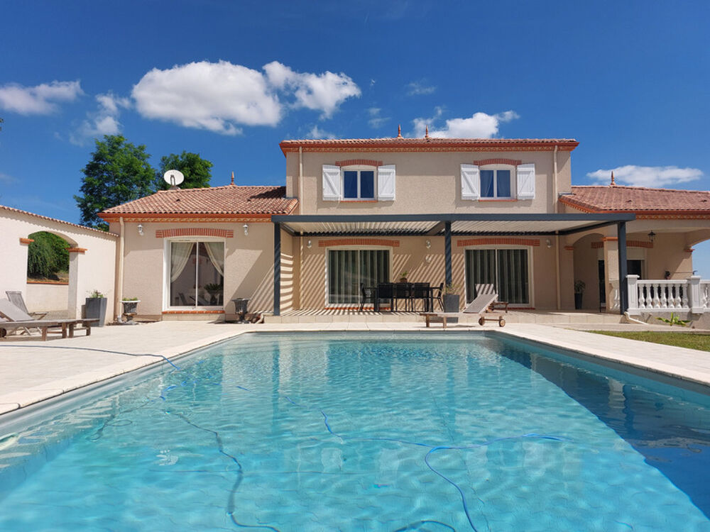 Vente Villa Maison à vendre 6 pièces MONTAUBAN (82) avec jardin, piscine, pool house et sous sol complet de plus de 150m² Montauban