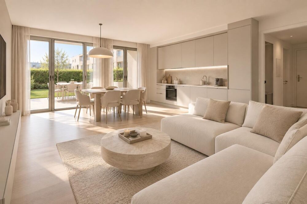 Vente Appartement SUBLIME APPARTEMENT 3 PIECES REZ DE JARDIN + PARKING Saint cloud