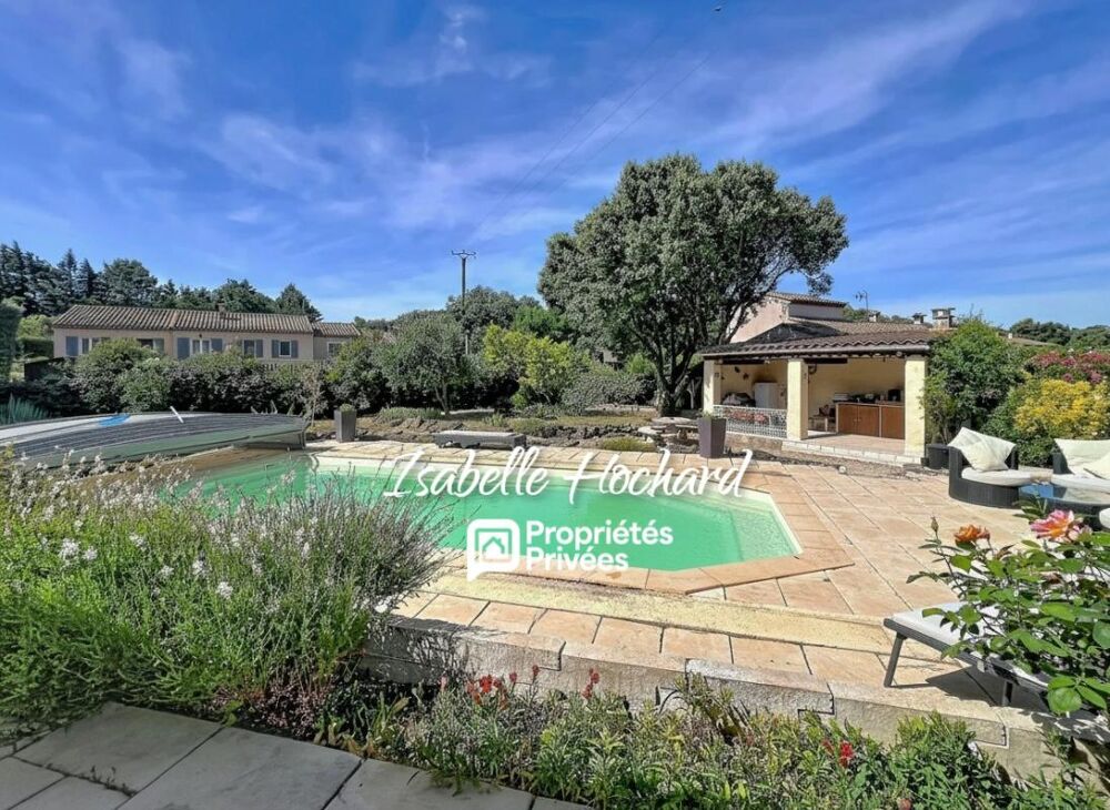 Villa familiale de plain-pied avec piscine et prestations de qualité ? Sainte-Anastasie-sur-Issole