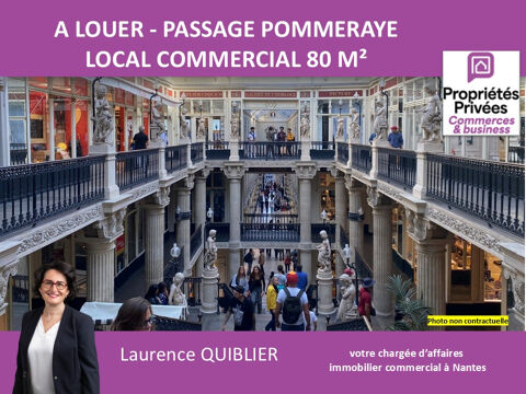   NANTES CENTRE - LOCATION  LOCAL COMMERCIAL PMR 80 m² 