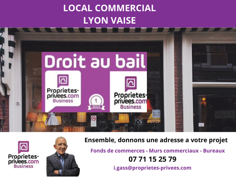   69009 LYON - Cession de bail, local commercial 60 m² 