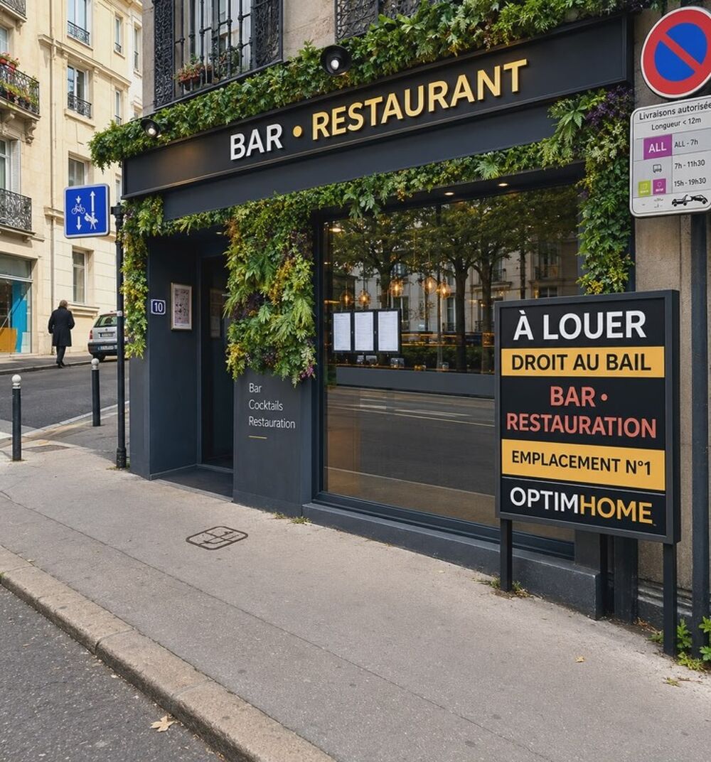   DROIT AU BAIL – BAR LOUNGE – PETITE RESTAURATION – EMPLACEMENT N°1 – CENTRE NANTES Nantes
