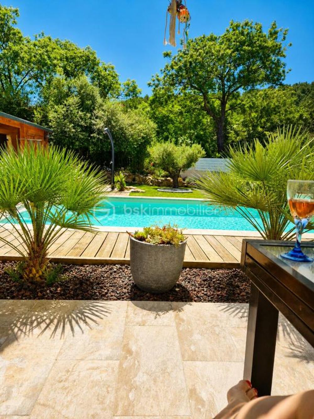 Villa plein pied avec piscine