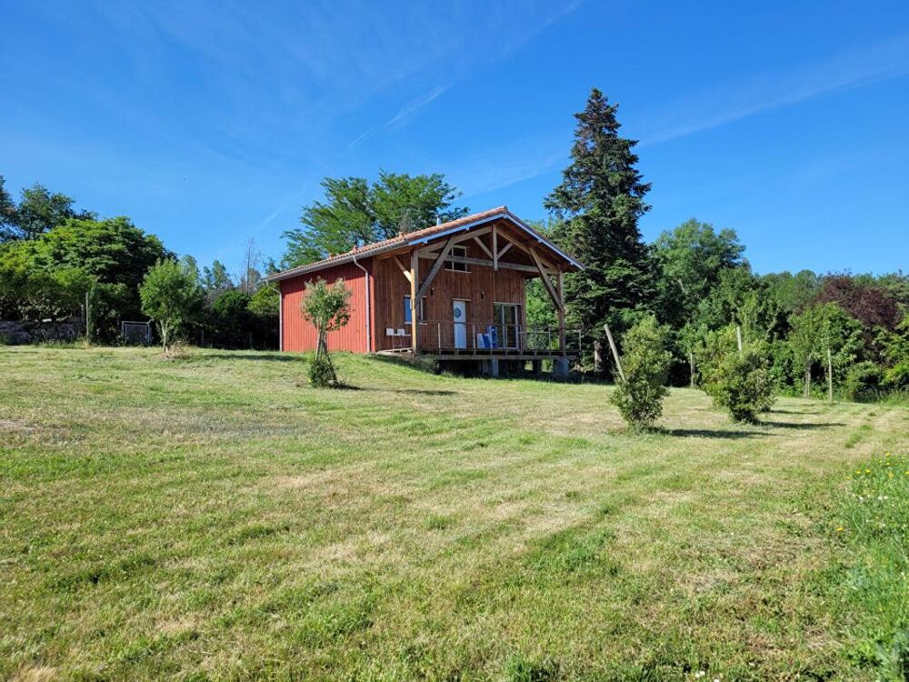 81540 - Sorèze - Chalet bois récent au pied de la Montagne Noire- 3 pièces- 68 m² sur terrain de 1050m²