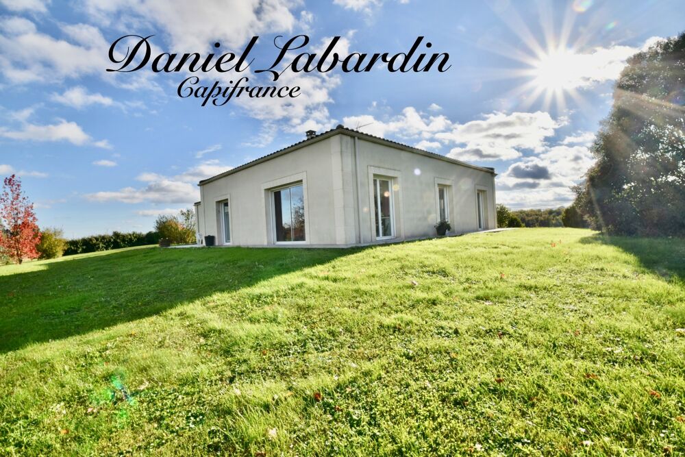 Maison de 188m2 avec vue panoramique - 4 chambres - garage - sous-sol à SAINT PIERRE SUR DROPT