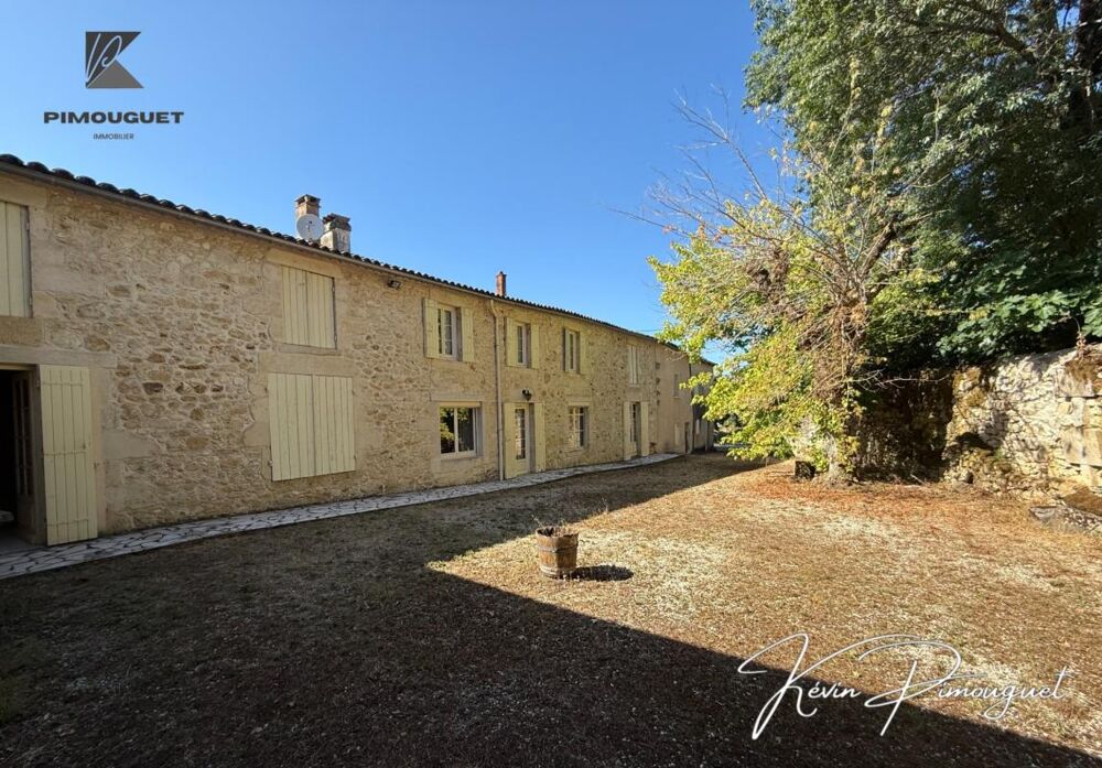 Vente Maison Longère en pierre de 219 m² à fort potentiel avec dépendances et jardin – Sainte-Radegonde (33) Sainte radegonde