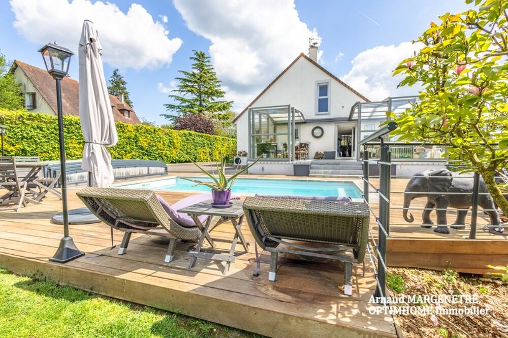 Vente Maison Maison contemporaine avec bel espace de vie de plain pied - piscine- secteur Deauville Saint martin aux chartrains