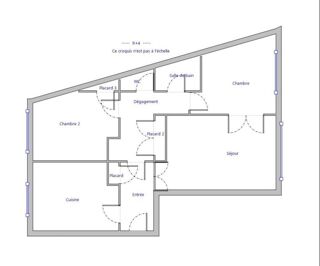  Appartement � vendre 3 pi�ces 68 m�