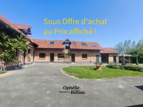   ? Exclusivit  vendre au Sart  Fermette rnove de charme entre Haverskerque et Merville Maison - 11 pice(s) - 275 m