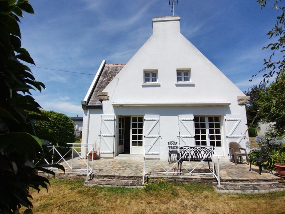 Maison à vendre 6 pièces COMBRIT (29) Sainte-Marine la plage à pied, quartier calme, en impasse. 2 chambres au rez-de-chaussée
