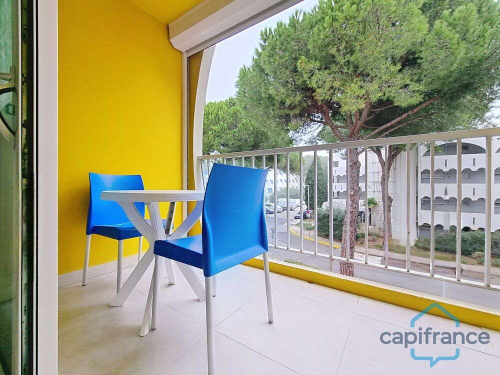 Vente Appartement Studio de 22m² rénové et meublé au dernier étage + Terrasse de 5m² + PARKING - La Grande-Motte (34) La grande motte