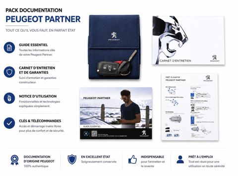 Partner 1&deg; Main / 1.5L B HDI 100cv Pack Premium GRIP/RADAR/CLIM/REGU 2021 occasion 60430 Abbecourt