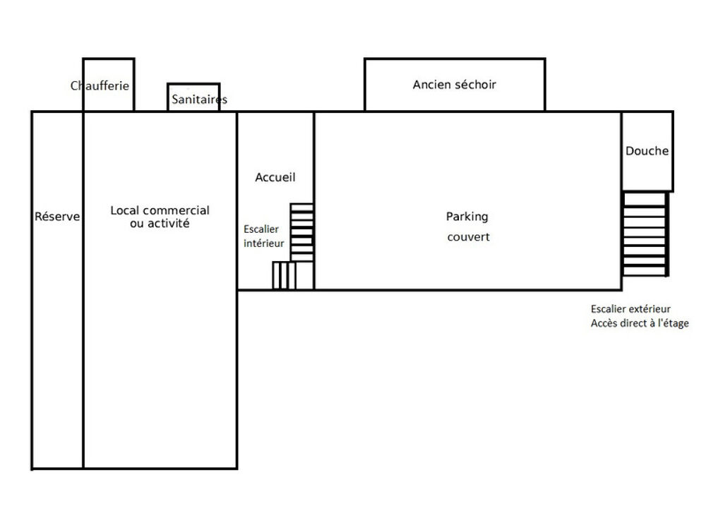 Vente Immeuble Immeuble ancien hôtel 600 m² + terrain à bâtir 1 909 m² – potentiel division – Denguin Denguin