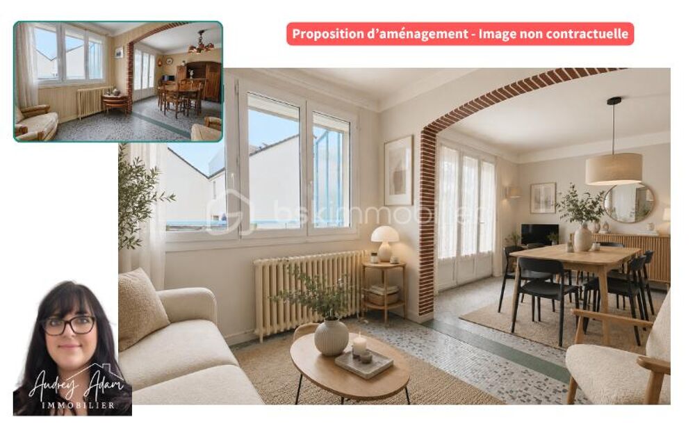 Maison de 3 chambres sur sous-sol
