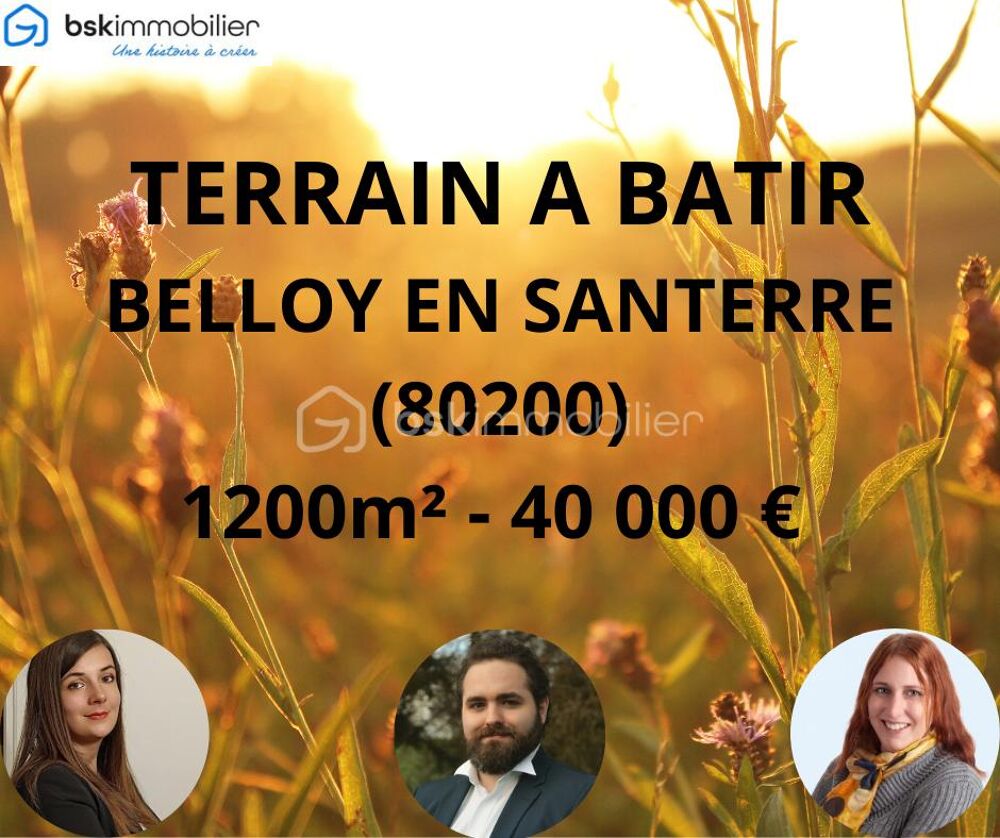 Vente Terrain Terrain à bâtir Belloy en santerre