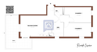  Appartement � vendre 3 pi�ces 58 m�