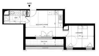  Appartement à vendre 2 pièces 38 m²