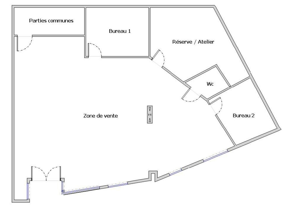 Vente Immeuble EXCLUSIVITE , MANOSQUE, LOCAL COMMERCIAL de 144 m² en RDC de l'immeuble du MANUESCA Manosque