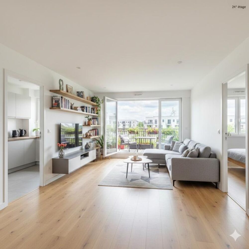 De retour à la vente - T2 de 49M2 intelligemment agencé avec Grand SEJOUR ET TERRASSE DE 11m2 , à 10 min. à pied du RER A
