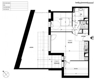  Appartement � vendre 3 pi�ces 57 m�