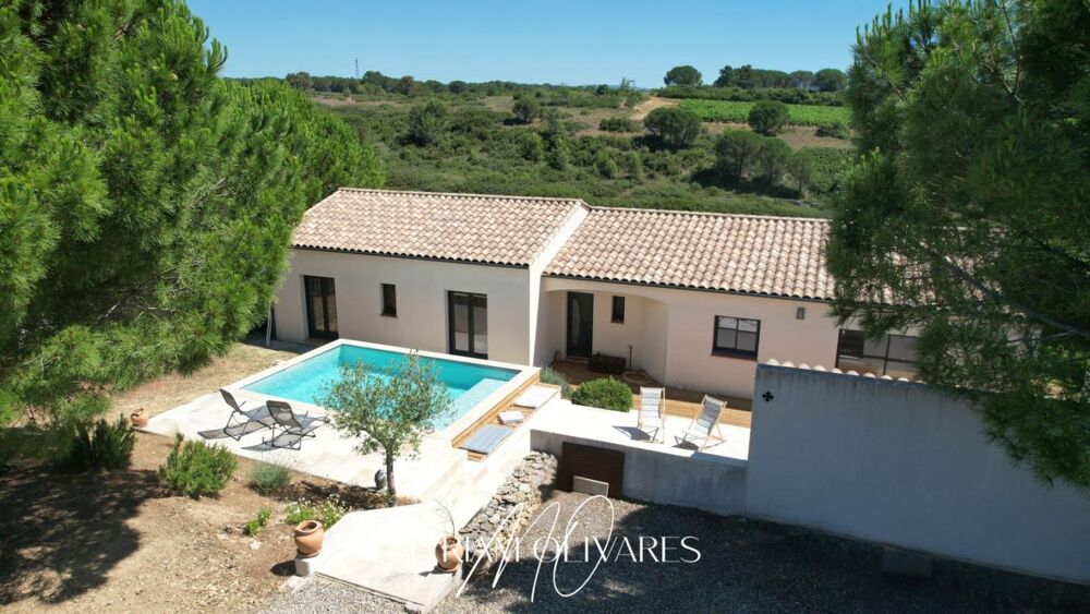EXCLUSIVITE ! Aragon ! Villa 6 pièce(s) 202 m2 AVEC PISCINE ET VUE EXCEPTIONNELLE !