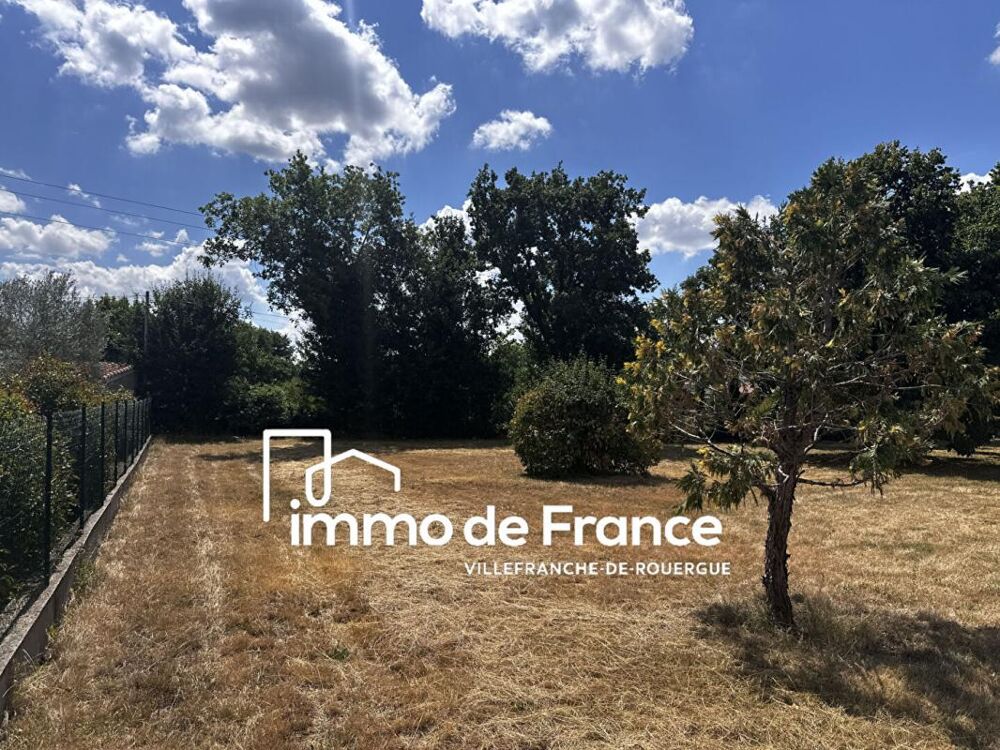 Vente Terrain Villefranche De Rouergue, terrain à bâtir de 1877 m² plat et arboré, quartier calme Villefranche de rouergue